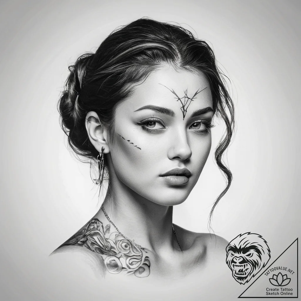 Tattoo sketch emotion - tattoo sketch (№1757435337_0, 09.09.2025 16:28) — tattoovalue.net