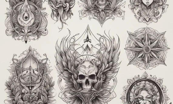 Tattoo sketch hands with a spell, tattoo flas... - tattoo sketch (№1757436318_0, 09.09.2025 16:45) — tattoovalue.net