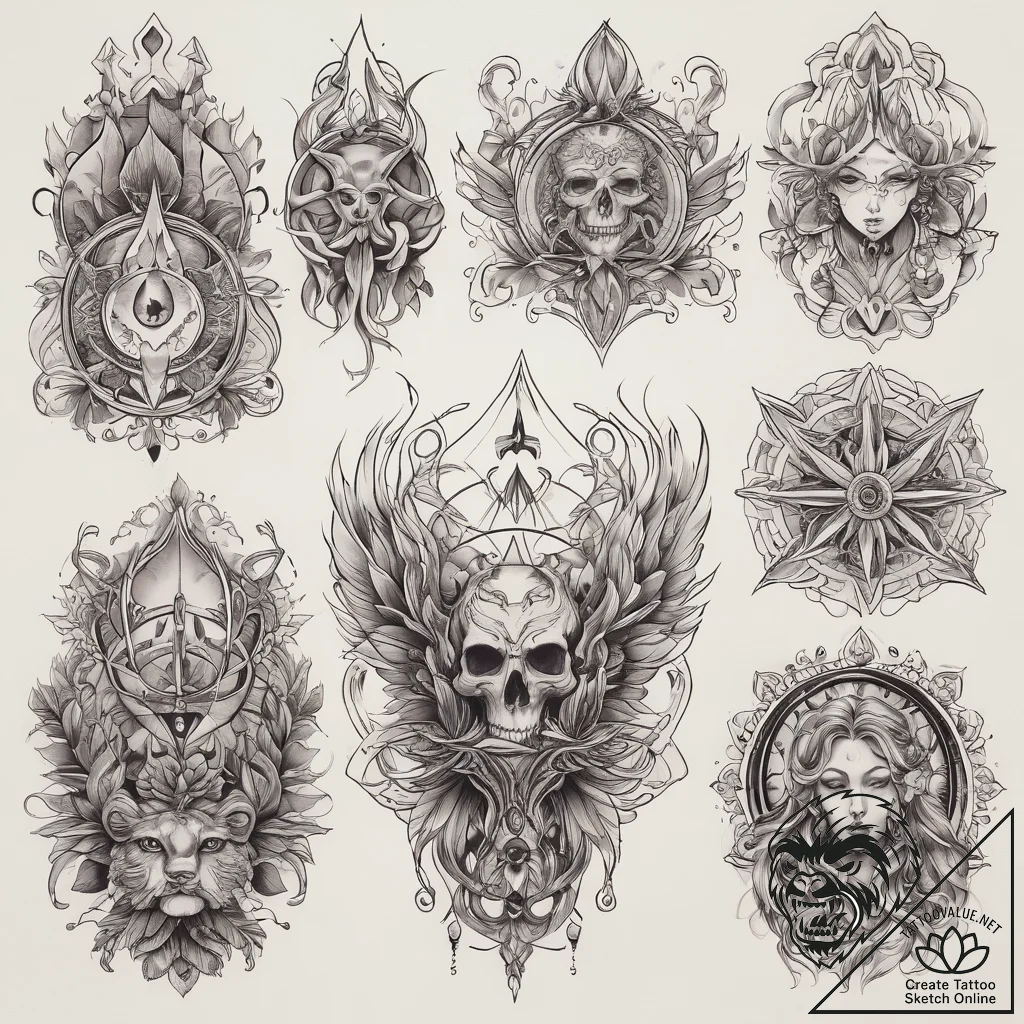 Tattoo sketch hands with a spell, tattoo flas... - tattoo sketch (№1757436318_0, 09.09.2025 16:45) — tattoovalue.net