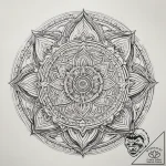 Tattoo sketch blessed being, ink illustration… – tattoo sketch (№1757436906_0, 09.09.2025 16:55) — tattoovalue.net