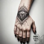 Tattoo sketch hands with a diamond, artistic… – tattoo sketch (№1757438093_0, 09.09.2025 17:14) — tattoovalue.net