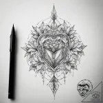 Tattoo sketch locket photo tattoo, artistic t… – tattoo sketch (№1757438494_0, 09.09.2025 17:21) — tattoovalue.net