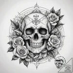 Tattoo sketch magical symbol, concept art for… – tattoo sketch (№1757440085_0, 09.09.2025 17:48) — tattoovalue.net