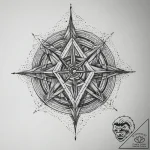 Tattoo sketch руны, tattoo line art, black an… – tattoo sketch (№1757442662_0, 09.09.2025 18:31) — tattoovalue.net
