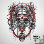 Tattoo sketch magical chain, artistic tattoo… – tattoo sketch (№1757442858_0, 09.09.2025 18:34) — tattoovalue.net