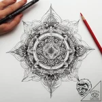 Tattoo sketch hands with a pencil, artistic t… – tattoo sketch (№1757443847_0, 09.09.2025 18:50) — tattoovalue.net