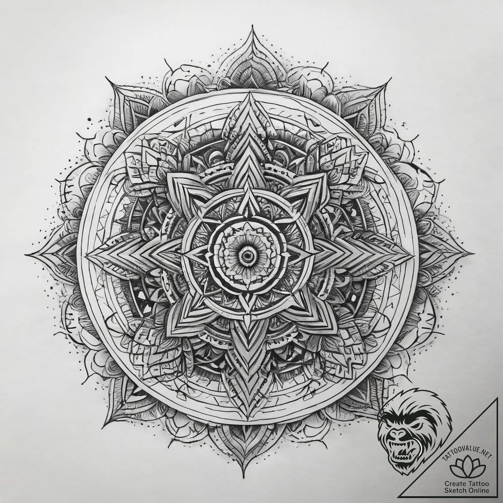 Tattoo sketch fan tattoo, ink illustration fo... - tattoo sketch (№1757444841_0, 09.09.2025 19:07) — tattoovalue.net