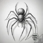 Tattoo sketch daddy long-legs spider, ink ill… – tattoo sketch (№1757445239_0, 09.09.2025 19:13) — tattoovalue.net