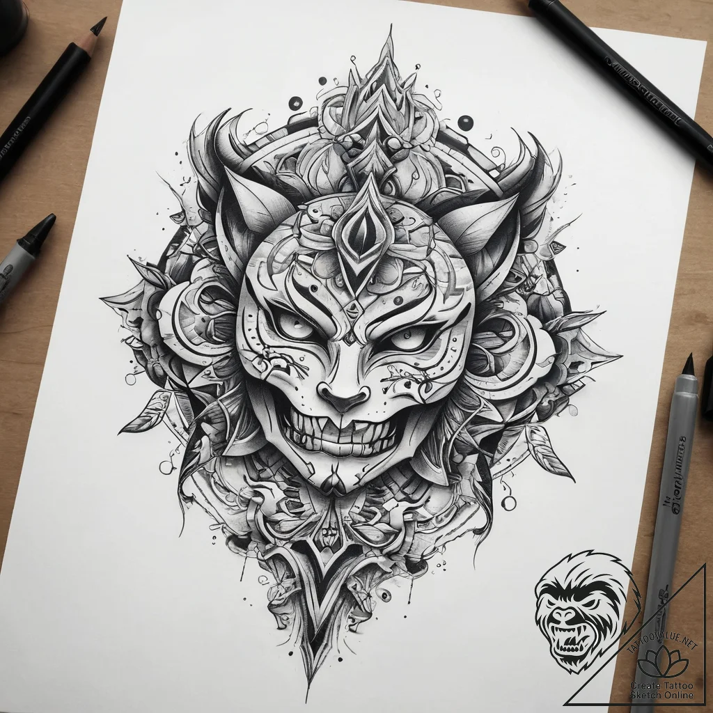 Tattoo sketch onyx, tattoo flash sheet design... - tattoo sketch (№1757447212_0, 09.09.2025 19:46) — tattoovalue.net