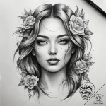 Tattoo sketch emotion, artistic tattoo sketch… – tattoo sketch (№1757449976_0, 09.09.2025 20:32) — tattoovalue.net