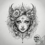 Tattoo sketch whimsical tattoo, concept art f… – tattoo sketch (№1757451961_0, 09.09.2025 21:06) — tattoovalue.net