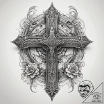 Tattoo sketch a symbolic object, tattoo drawi… – tattoo sketch (№1757452552_0, 09.09.2025 21:15) — tattoovalue.net