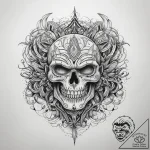 Tattoo sketch spirit, ink illustration for ta… – tattoo sketch (№1757454928_0, 09.09.2025 21:55) — tattoovalue.net