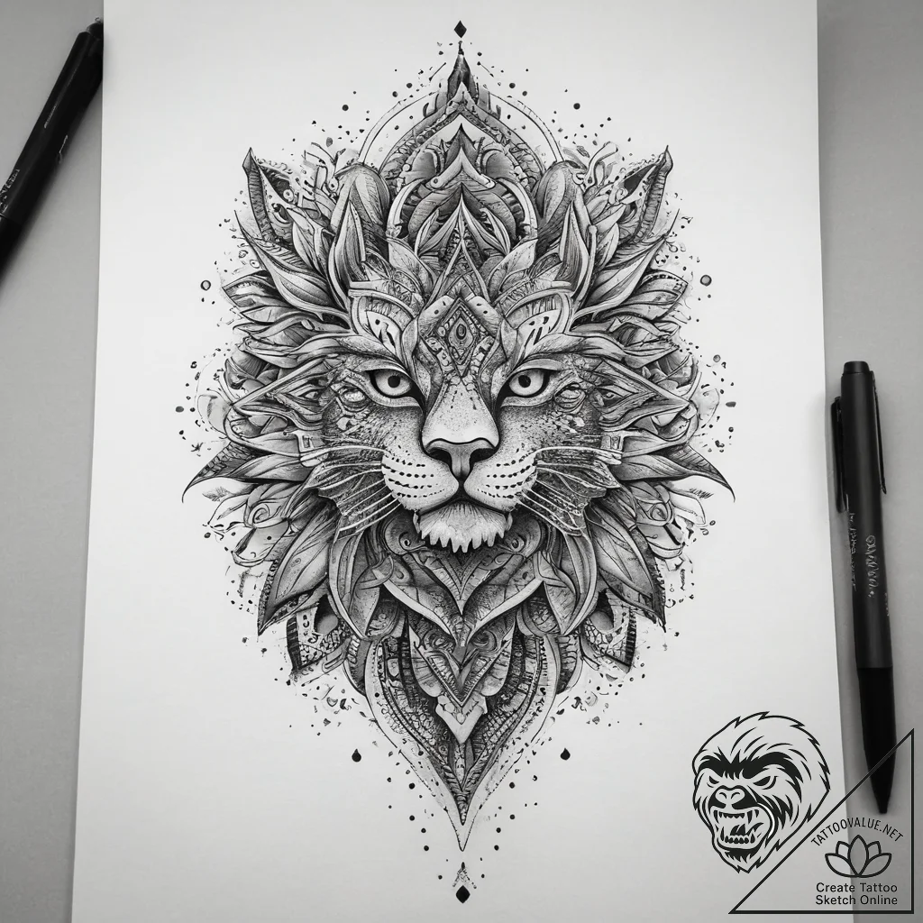 Tattoo sketch dotwork абстрактные точки, arti... - tattoo sketch (№1757455124_0, 09.09.2025 21:58) — tattoovalue.net