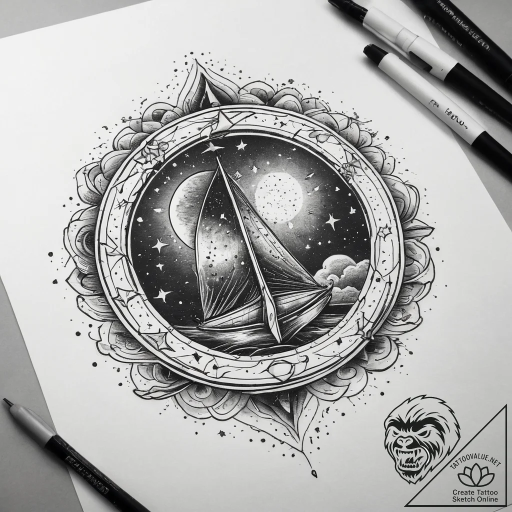Tattoo sketch milky way galaxy, tattoo sketch... - tattoo sketch (№1757458502_0, 09.09.2025 22:55) — tattoovalue.net
