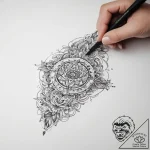 Tattoo sketch hand – tattoo sketch (№1757458700_0, 09.09.2025 22:58) — tattoovalue.net
