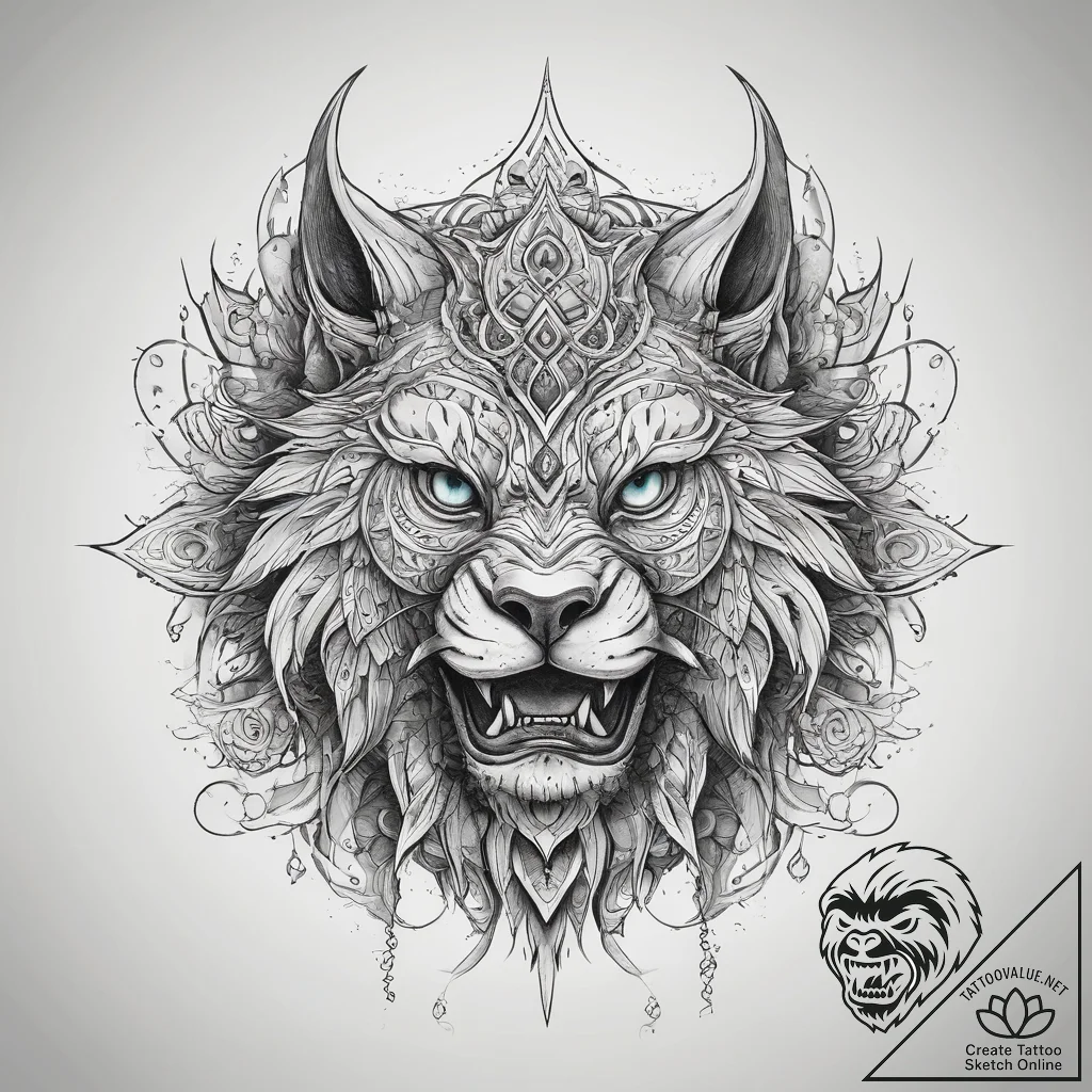 Tattoo sketch bugbear claws, artistic tattoo... - tattoo sketch (№1757460113_0, 09.09.2025 23:21) — tattoovalue.net