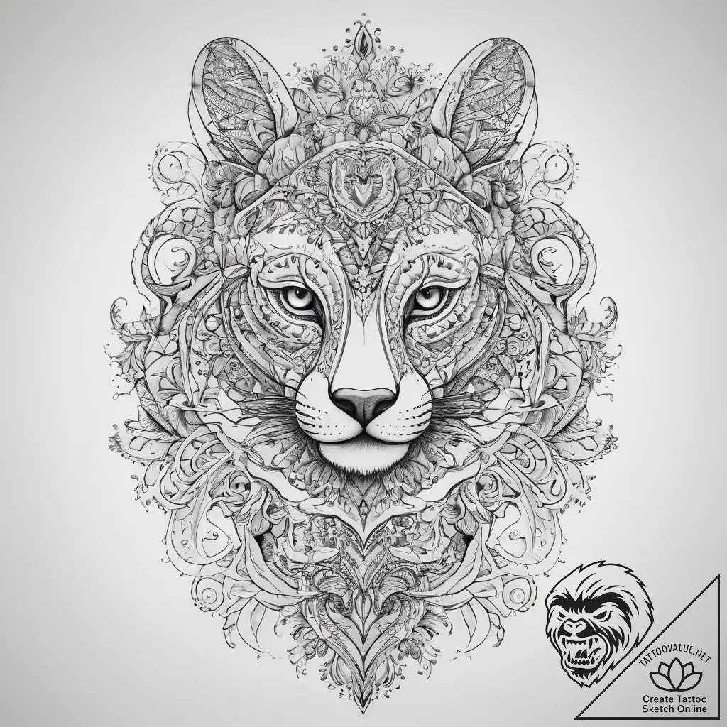Tattoo sketch mole, tattoo line art, on a cle... - tattoo sketch (№1757462108_0, 09.09.2025 23:55) — tattoovalue.net