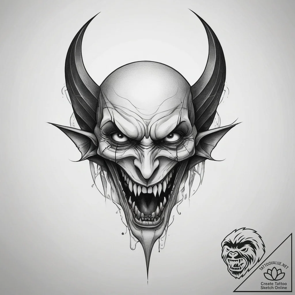 Tattoo sketch vampire fang, tattoo sketch des... - tattoo sketch (№1757462916_0, 10.09.2025 00:08) — tattoovalue.net
