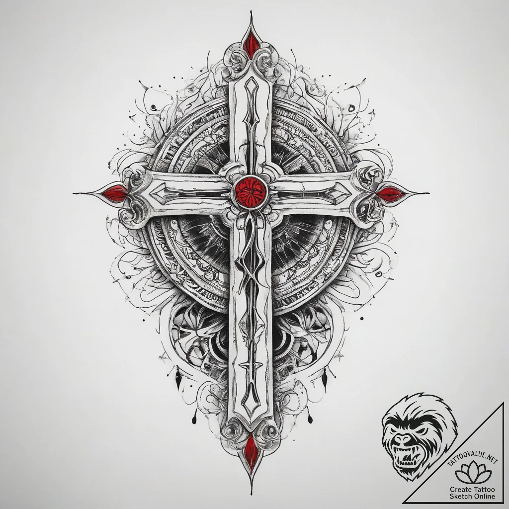 Tattoo sketch sacred soul, ink illustration f... - tattoo sketch (№1757464104_0, 10.09.2025 00:28) — tattoovalue.net