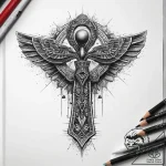 Tattoo sketch egyptian ankh symbol, tattoo dr… – tattoo sketch (№1757464697_0, 10.09.2025 00:38) — tattoovalue.net