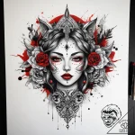 Tattoo sketch mystical representation, tattoo… – tattoo sketch (№1757466089_0, 10.09.2025 01:01) — tattoovalue.net