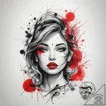 Tattoo sketch lipstick tattoo, artistic tatto… – tattoo sketch (№1757466286_0, 10.09.2025 01:04) — tattoovalue.net