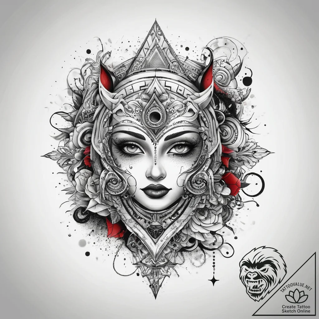 Tattoo sketch cosmic tale, tattoo flash sheet... - tattoo sketch (№1757467273_0, 10.09.2025 01:21) — tattoovalue.net