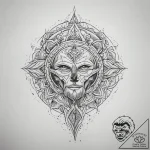 Tattoo sketch cosmic legend, concept art for… – tattoo sketch (№1757467664_0, 10.09.2025 01:27) — tattoovalue.net