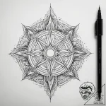 Tattoo sketch cosmic creation, tattoo flash s… – tattoo sketch (№1757468842_0, 10.09.2025 01:47) — tattoovalue.net
