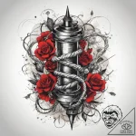 Tattoo sketch magical rope, artistic tattoo s… – tattoo sketch (№1757472539_0, 10.09.2025 02:48) — tattoovalue.net
