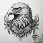 Tattoo sketch орел, tattoo flash sheet design… – tattoo sketch (№1757473314_0, 10.09.2025 03:01) — tattoovalue.net