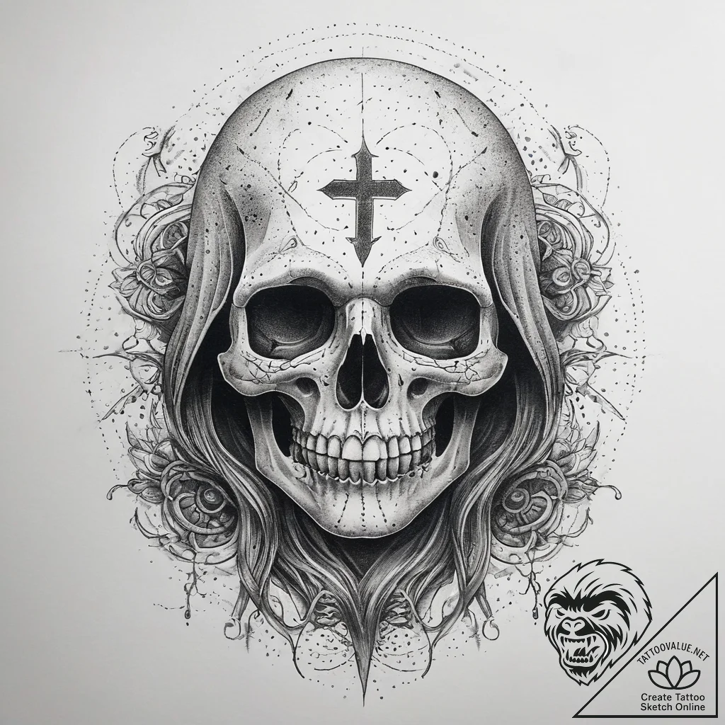 Tattoo sketch ghost, tattoo sketch design, sk... - tattoo sketch (№1757473701_0, 10.09.2025 03:08) — tattoovalue.net