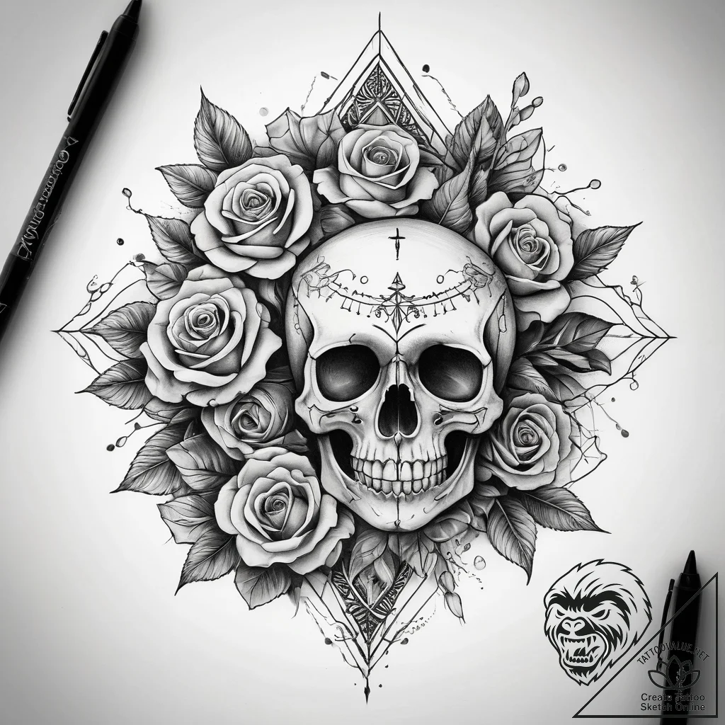Tattoo sketch ash, ink illustration for tatto... - tattoo sketch (№1757474862_0, 10.09.2025 03:27) — tattoovalue.net