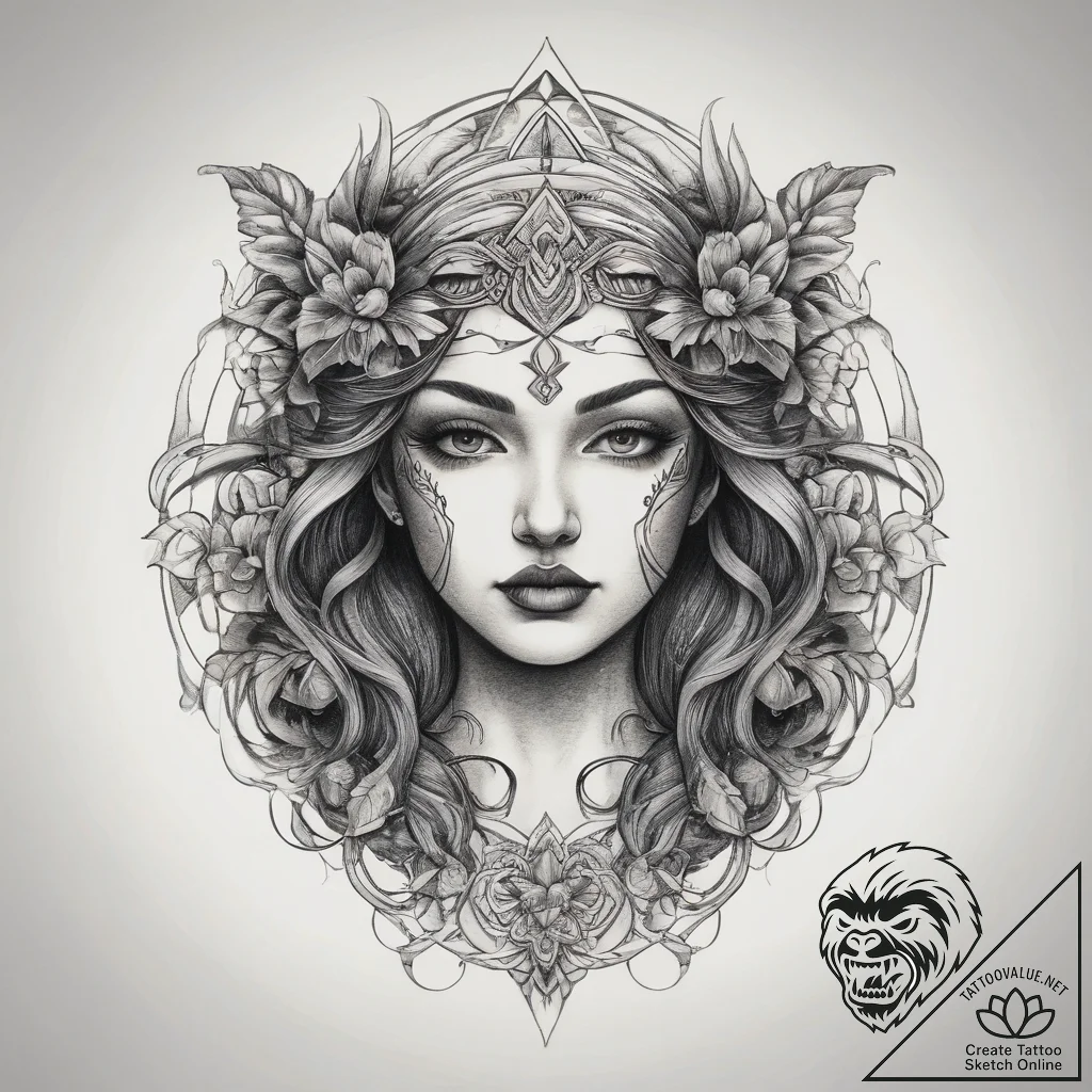 Tattoo sketch feeling, artistic tattoo sketch... - tattoo sketch (№1757477579_0, 10.09.2025 04:12) — tattoovalue.net