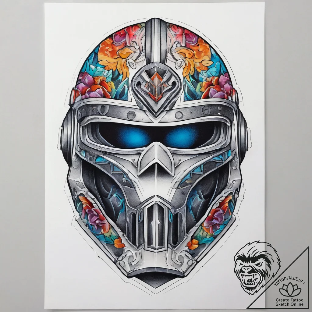 Tattoo sketch helmet, tattoo sketch design, o... - tattoo sketch (№1757481265_0, 10.09.2025 05:14) — tattoovalue.net