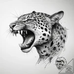 Tattoo sketch leopard shark – tattoo sketch (№1757486888_0, 10.09.2025 06:48) — tattoovalue.net