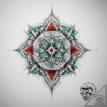 Tattoo sketch green, artistic tattoo sketch,… – tattoo sketch (№1757488830_0, 10.09.2025 07:20) — tattoovalue.net