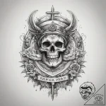 Tattoo sketch magic staff, tattoo sketch desi… – tattoo sketch (№1757489024_0, 10.09.2025 07:23) — tattoovalue.net