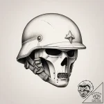 Tattoo sketch soldier’s helmet, tattoo sketch… – tattoo sketch (№1757489994_0, 10.09.2025 07:39) — tattoovalue.net