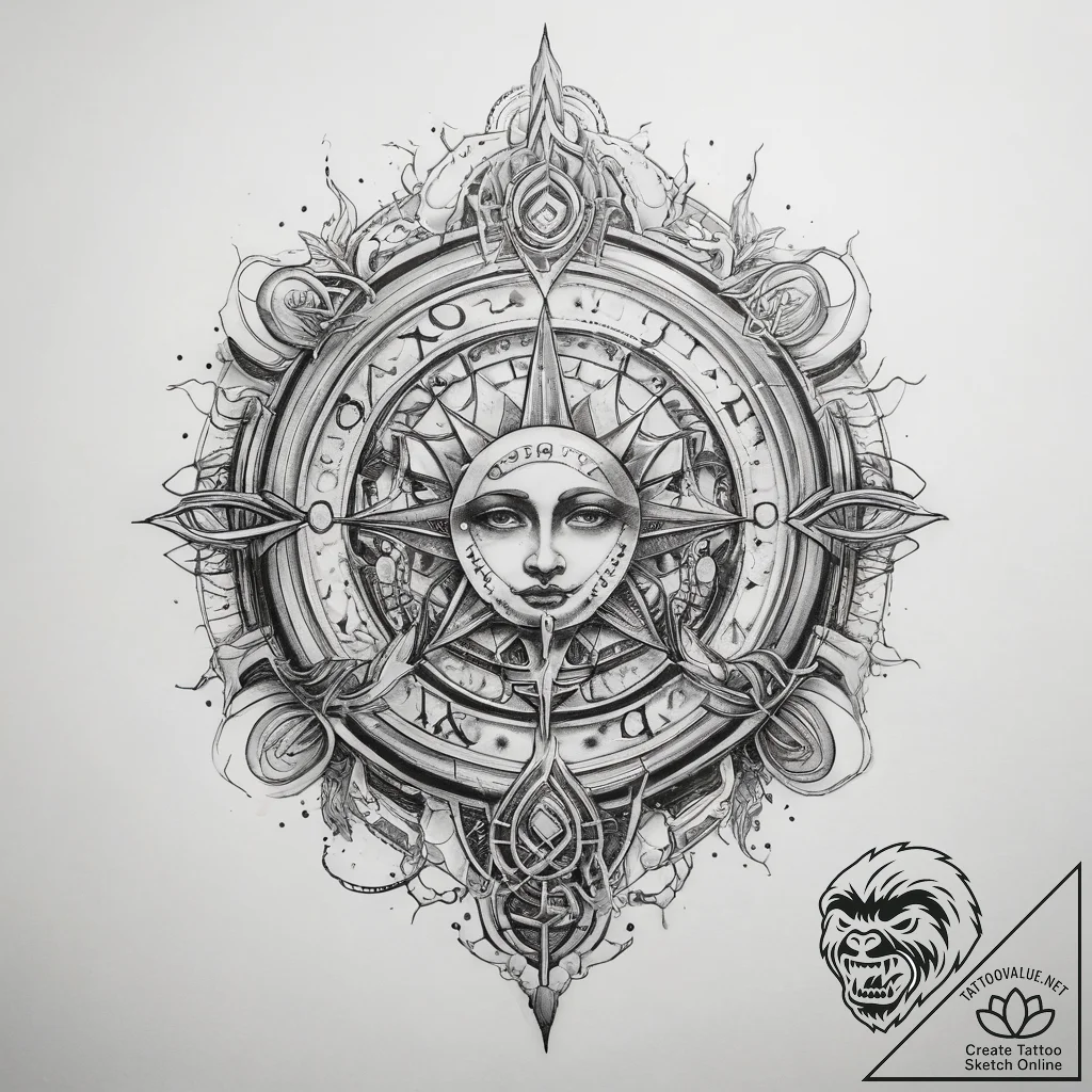 Tattoo sketch omega - tattoo sketch (№1757490767_0, 10.09.2025 07:52) — tattoovalue.net