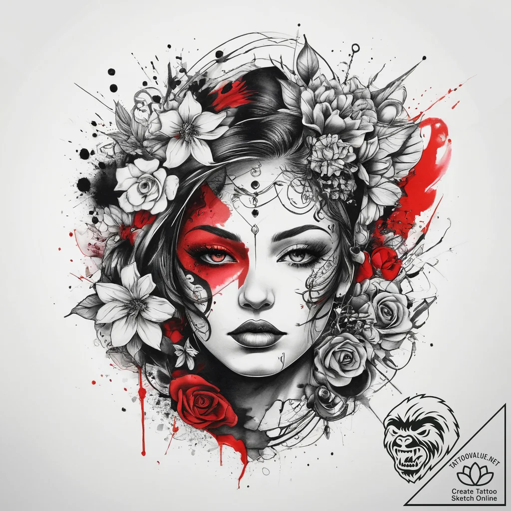 Tattoo sketch узор в виде оленя с рогами, tat... - tattoo sketch (№1757492707_0, 10.09.2025 08:25) — tattoovalue.net