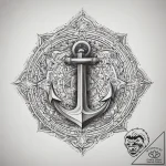 Tattoo sketch anchor, concept art for tattoo,… – tattoo sketch (№1757493095_0, 10.09.2025 08:31) — tattoovalue.net