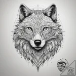Tattoo sketch blackwork силуэт волка, tattoo… – tattoo sketch (№1757495429_0, 10.09.2025 09:10) — tattoovalue.net