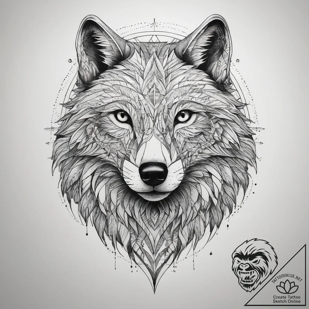 Tattoo sketch blackwork силуэт волка, tattoo... - tattoo sketch (№1757495429_0, 10.09.2025 09:10) — tattoovalue.net