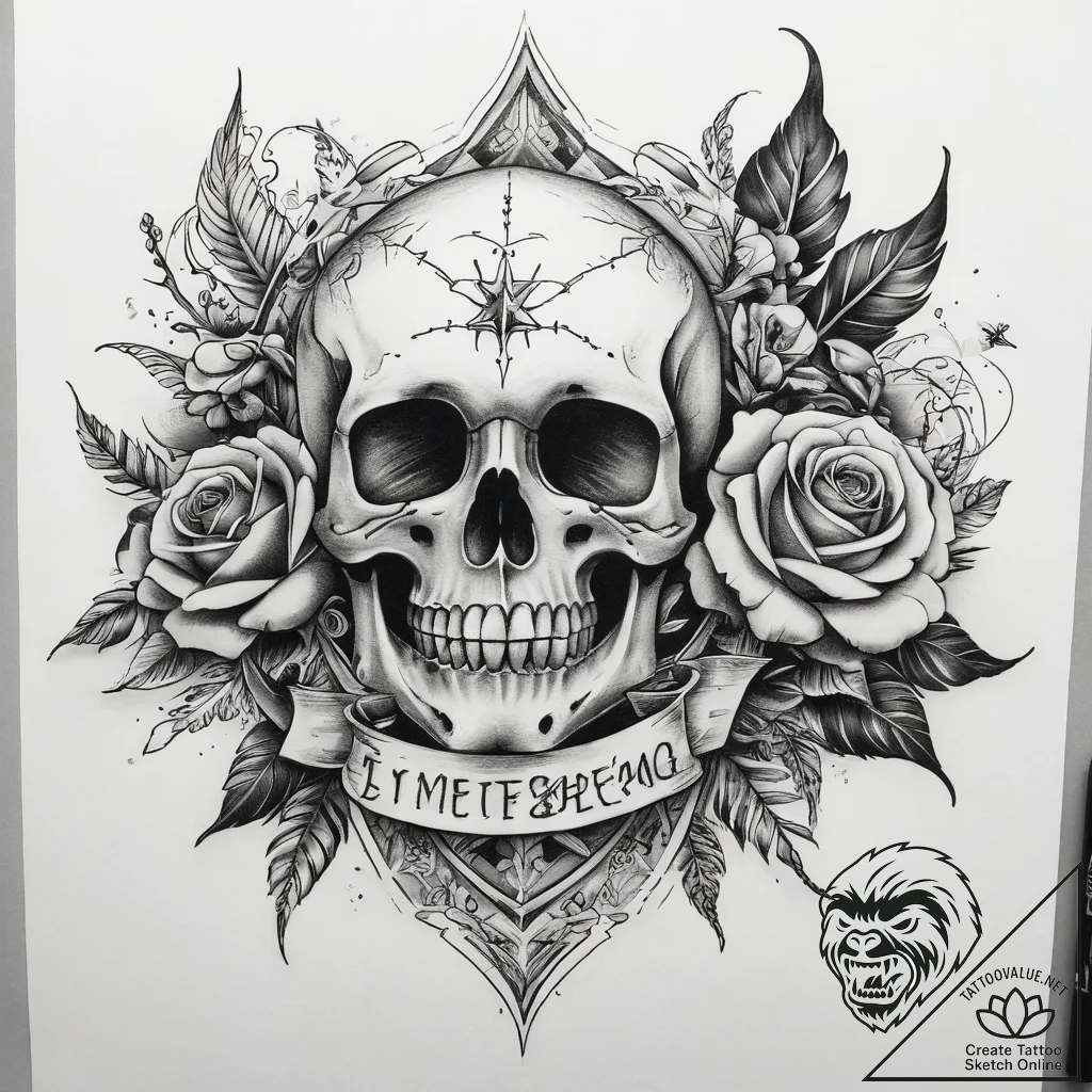 Tattoo sketch cosmic spring, tattoo flash she... - tattoo sketch (№1757496011_0, 10.09.2025 09:20) — tattoovalue.net