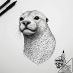 Tattoo sketch puns a sea lion that says “i’m… – tattoo sketch (№1757496788_0, 10.09.2025 09:33) — tattoovalue.net