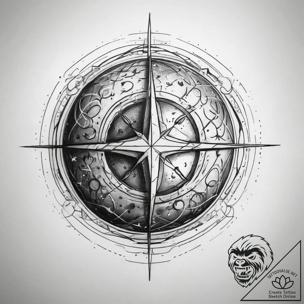 Tattoo sketch cosmic sphere, tattoo sketch de... - tattoo sketch (№1757499698_0, 10.09.2025 10:21) — tattoovalue.net