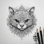 Tattoo sketch opah, tattoo line art, black ou… – tattoo sketch (№1757501445_0, 10.09.2025 10:50) — tattoovalue.net