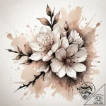 Tattoo sketch узор в виде сакуры, tattoo sket… – tattoo sketch (№1757502995_0, 10.09.2025 11:16) — tattoovalue.net